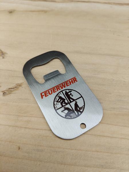 Feuerwehr Edelstahl Flaschenöffner